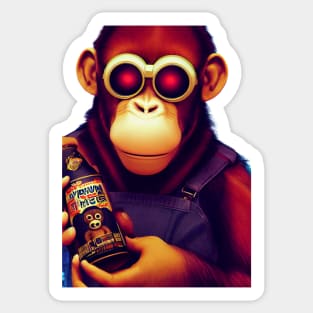 Little Monkey Sticker